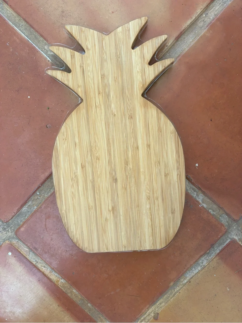 Pineapple Shaped Wood Cutting Board Charcuterie Serving Tray